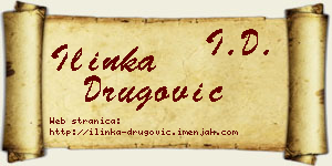 Ilinka Drugović vizit kartica